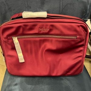 Kate Spade Laptop Case Deep Red Color New